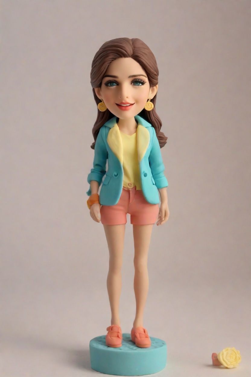 Trend Alert: Chic Blazer and Neon Leggings - The New Bobblehead Doll Fashion