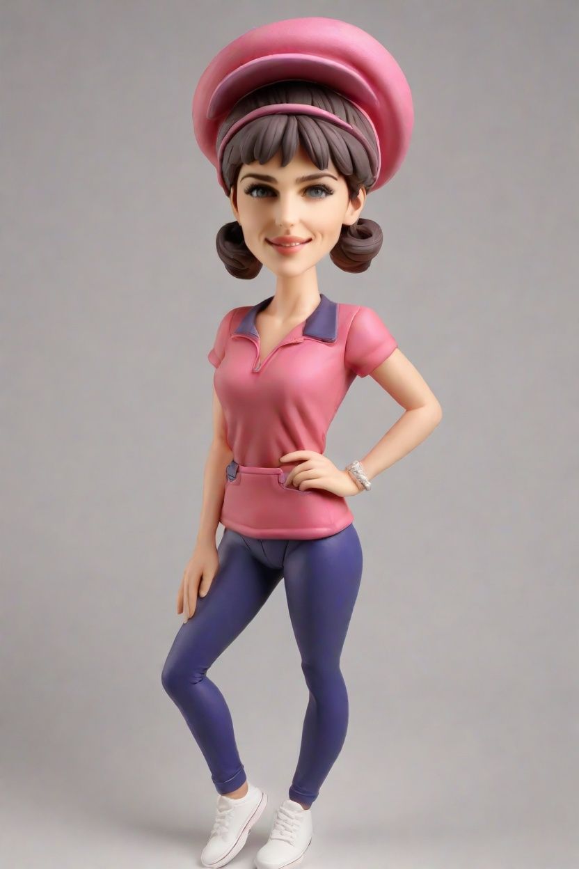 A Personal Touch: The Unique Bobblehead That Captures Her Sporty Chic