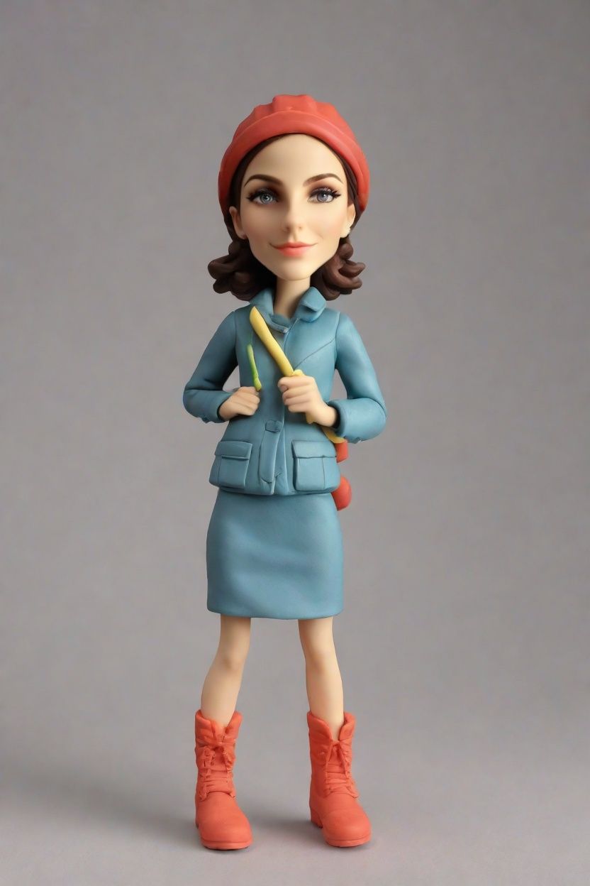 Flame-Resistant Fashion Meets Bobblehead Fun: A Reporter's Unique Find