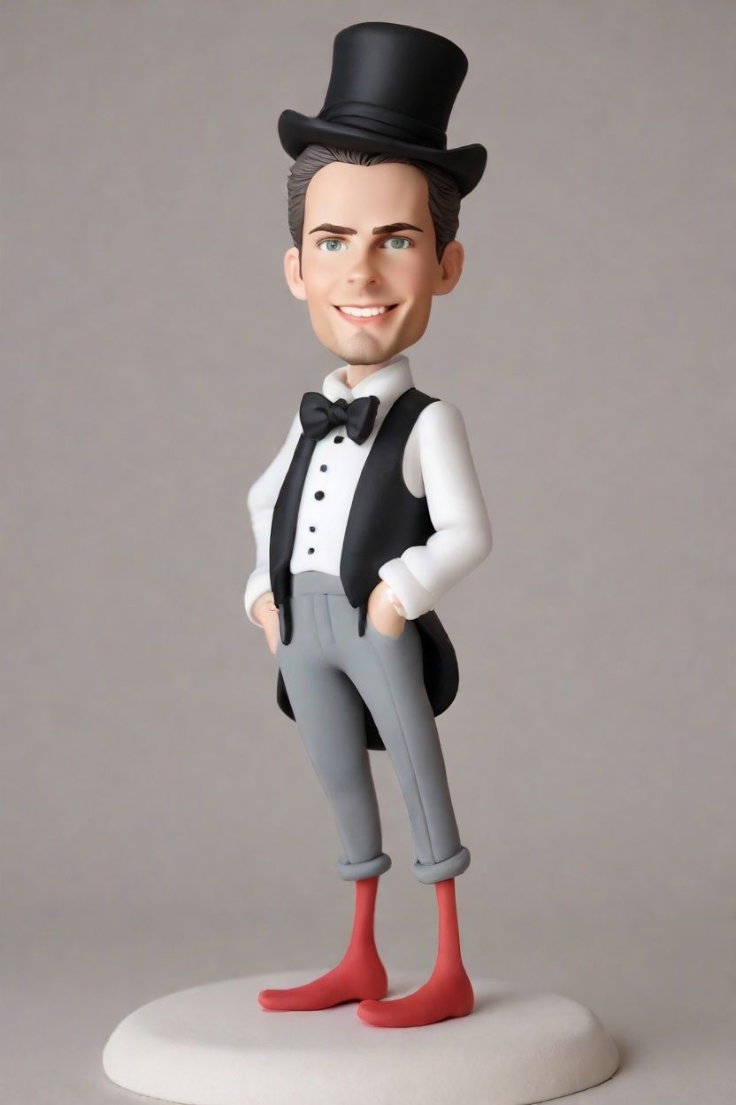 The Ultimate Gift for Bobblehead Enthusiasts: A Festive Tuxedo Twist