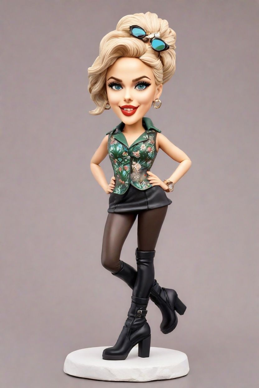 Confidently Hands-On-Hips: The Chic Bulletproof Vest Bobblehead Doll That's Taking the Police Force by Storm