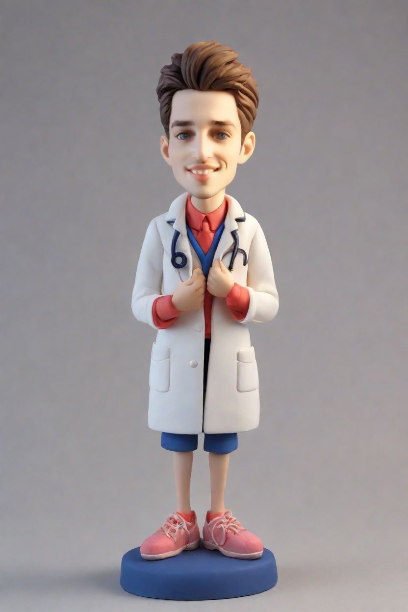 The Doctor's Secret Superpower: A Custom Bobblehead Doll with a Playful Twist