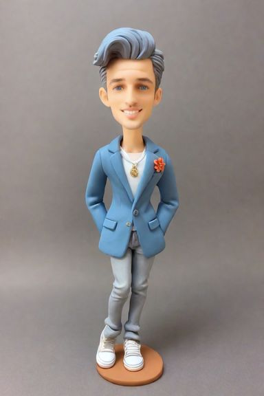 Casual Charm Custom Bobblehead
