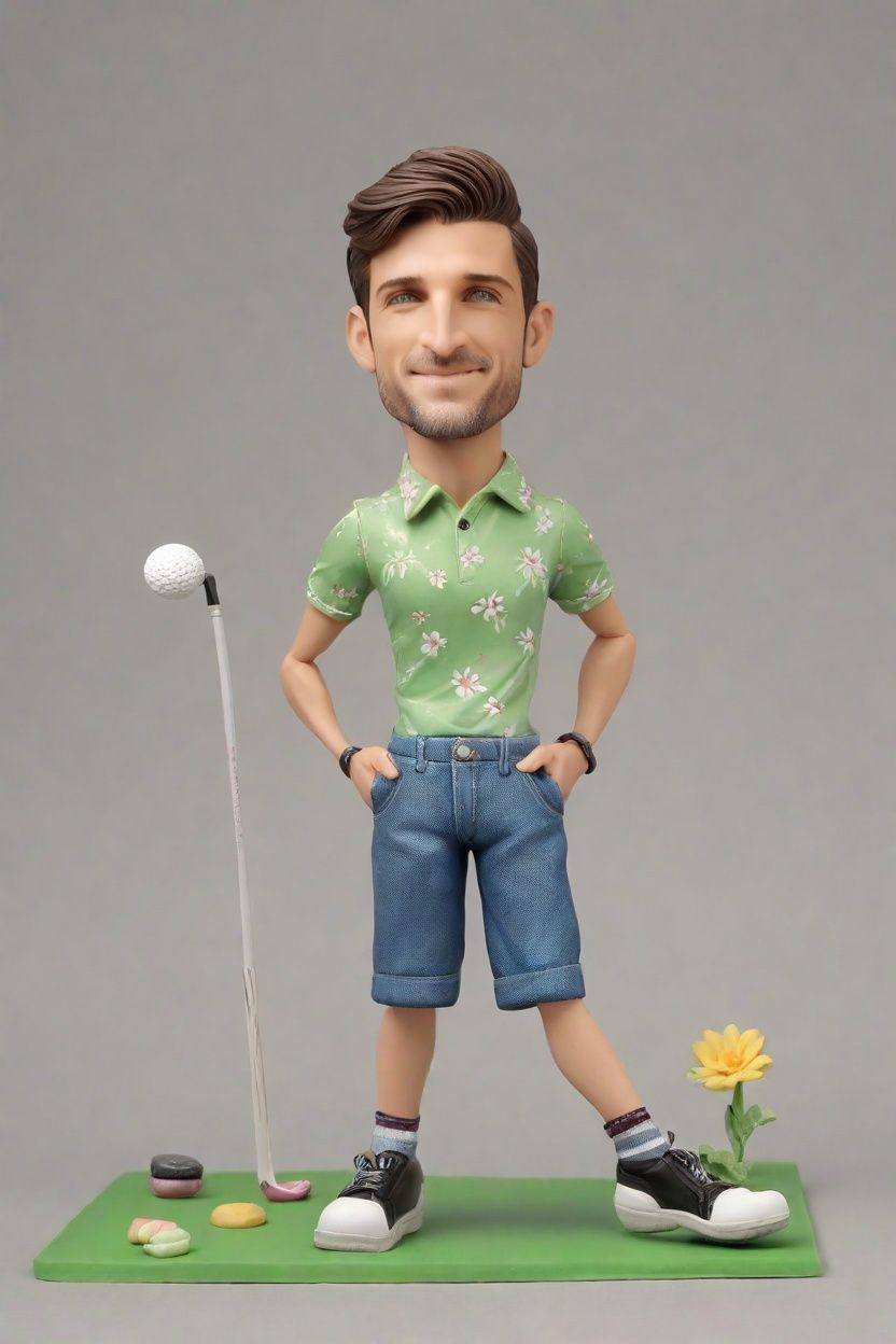 Personalized Custom Bobbleheads: The Ultimate Golfer's Wink in Figurine Form