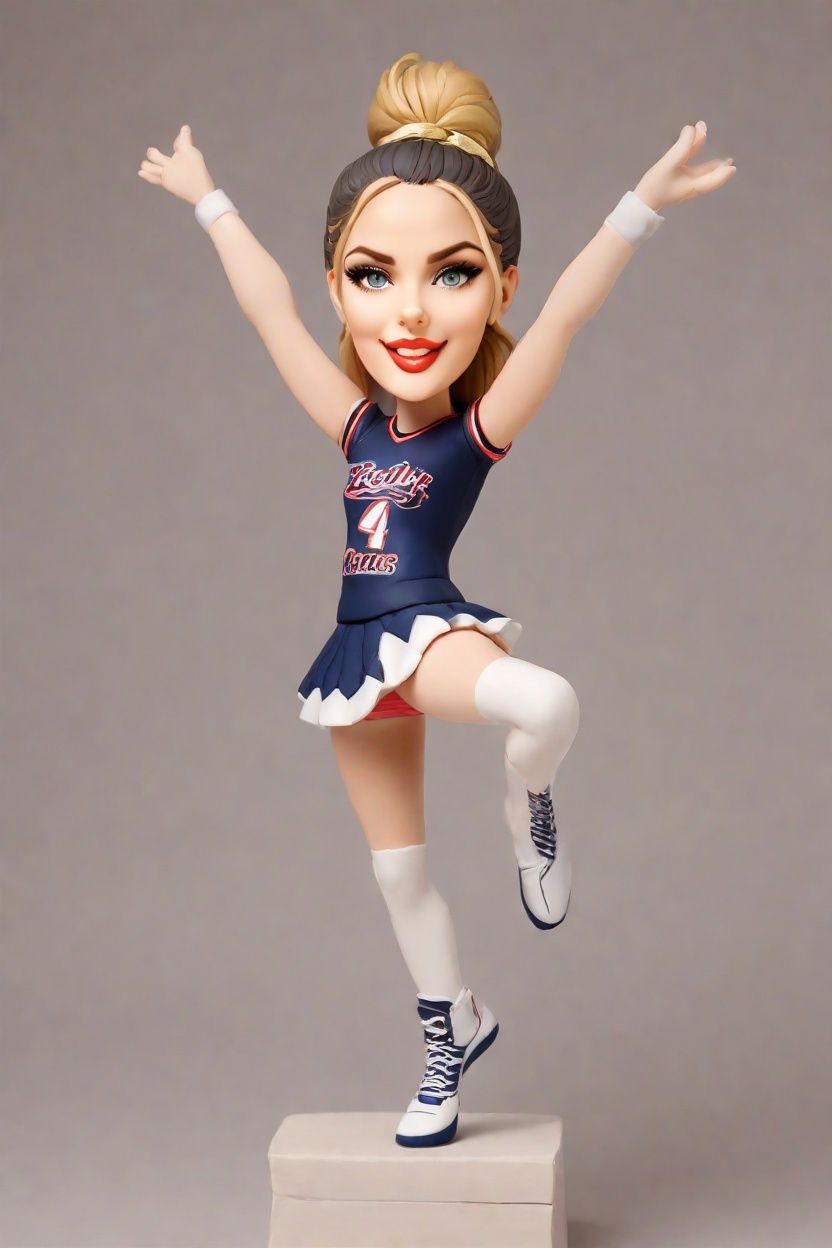 The Cheerleading Bobblehead Craze: A Fashionable Fan's Must-Have