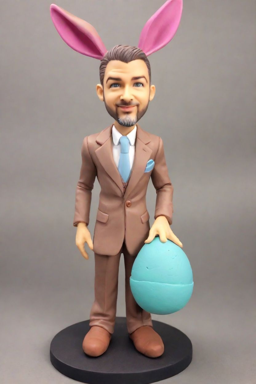 Fashion Forward Easter: Discovering the Flamboyant Bunny Figurine Trend