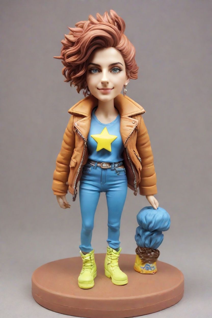 Discover the Punk Princess Bobblehead: A Trendy Twist on Custom Figurine Dolls