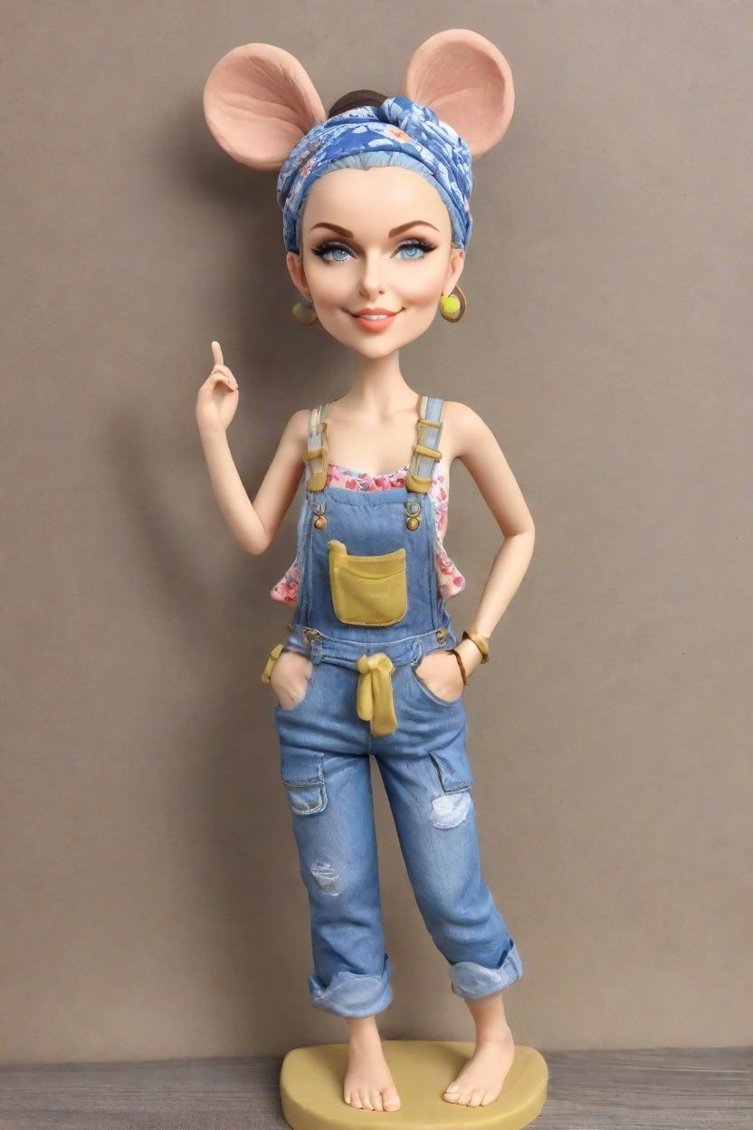 Discovering the Secret to Style: A Vintage Vibe with a Modern Twist in a Bobblehead Figurine
