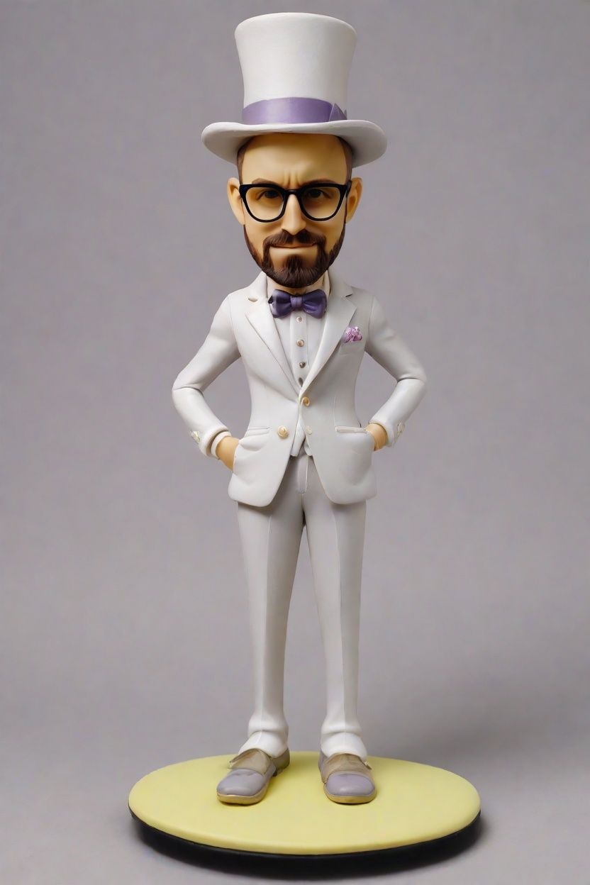 The Easter Bunny's Unexpected Sidekick: A Bobblehead Tale