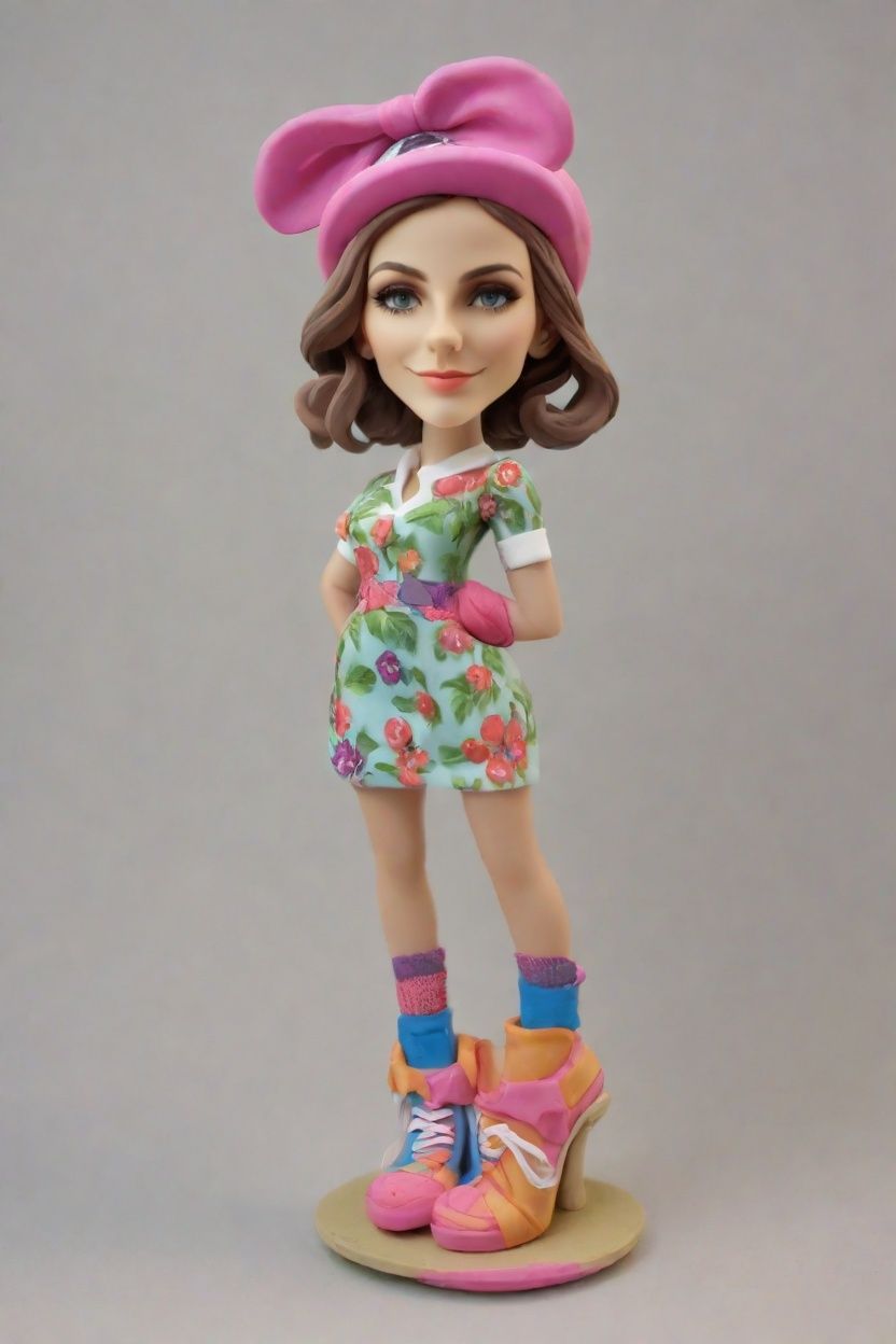 Trend Alert: Custom Bobblehead Dolls That Capture Dad's Cheeky Wink and Floral Style