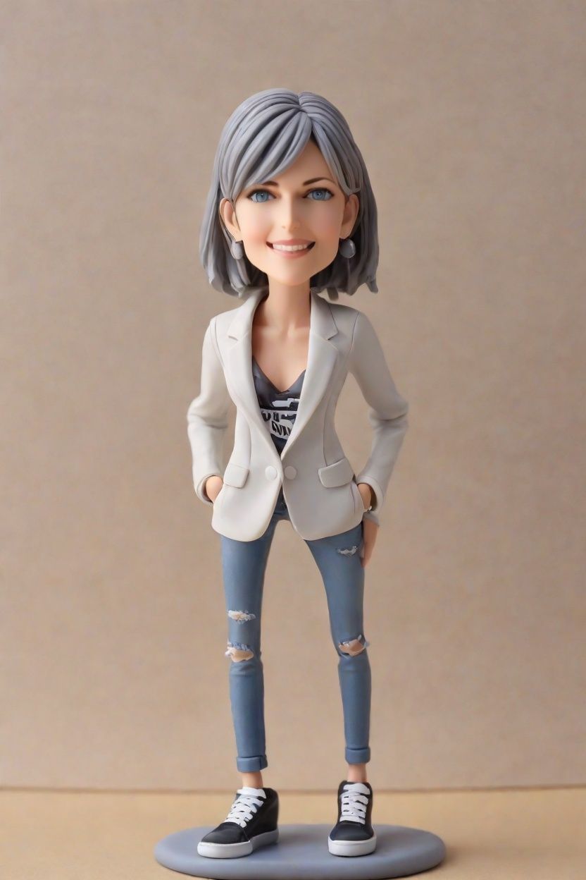 Trend Alert: Chic Blazers and Bobblehead Dolls - A Fashion Editor's Discovery of Custom Figurines