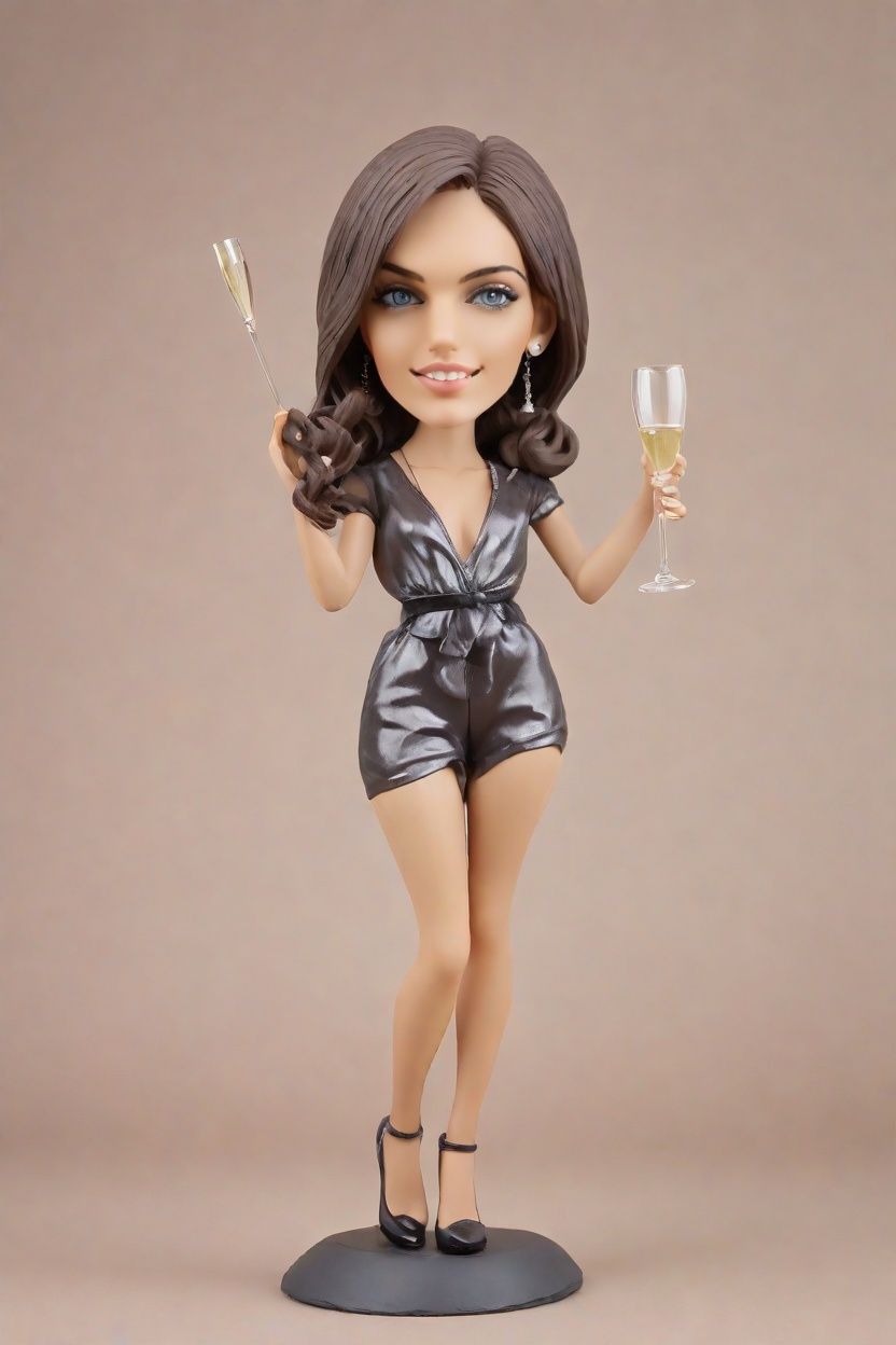 Chic & Graceful: The Custom Bobblehead Doll That Captured Our Anniversary