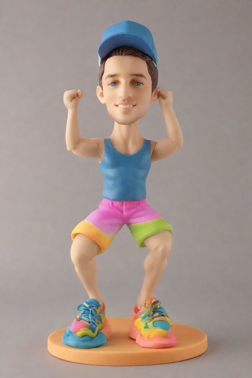 Personalized Power Poses: Unique Bobble Head Dolls Custom-Made for the Fitness Enthusiast