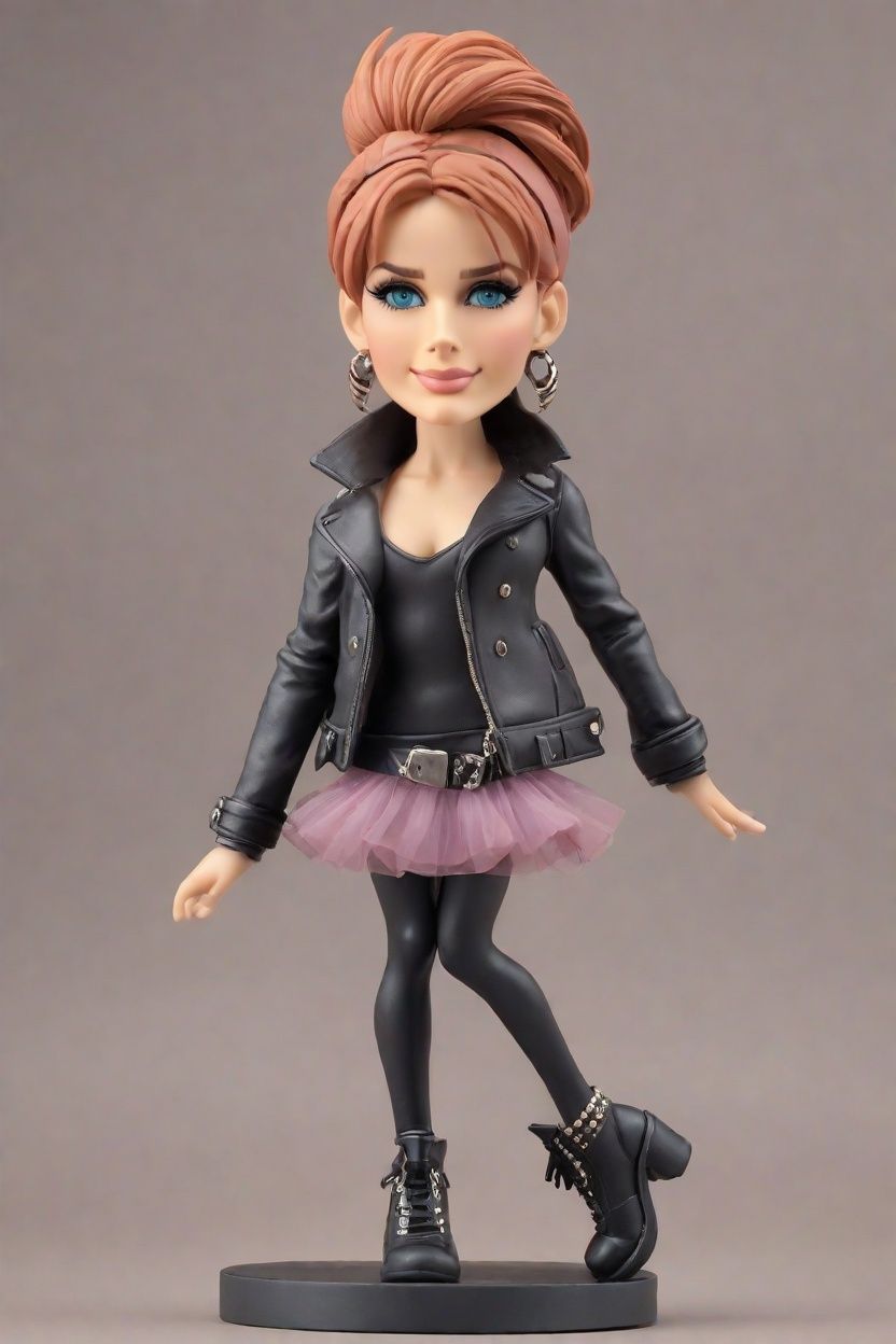 Custom Bobblehead Dolls: The Punk-Inspired Graduation Moment Captured in a Unique Figurine