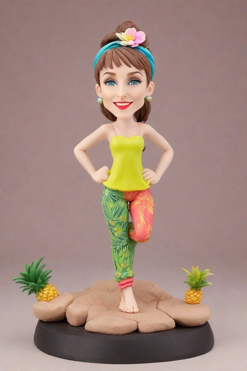 Trend Alert: How a Quirky Pineapple Charm Yoga Figurine is Changing the Wellness Scene