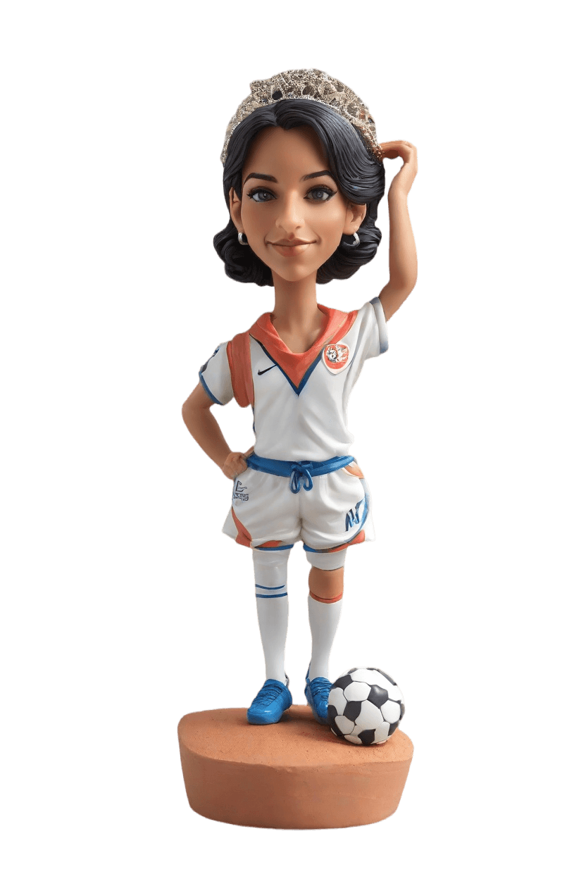 custom Soccer Victory Glitter bobblehead