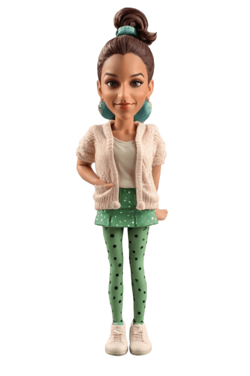 Custom Golf Swing Playful Bobblehead