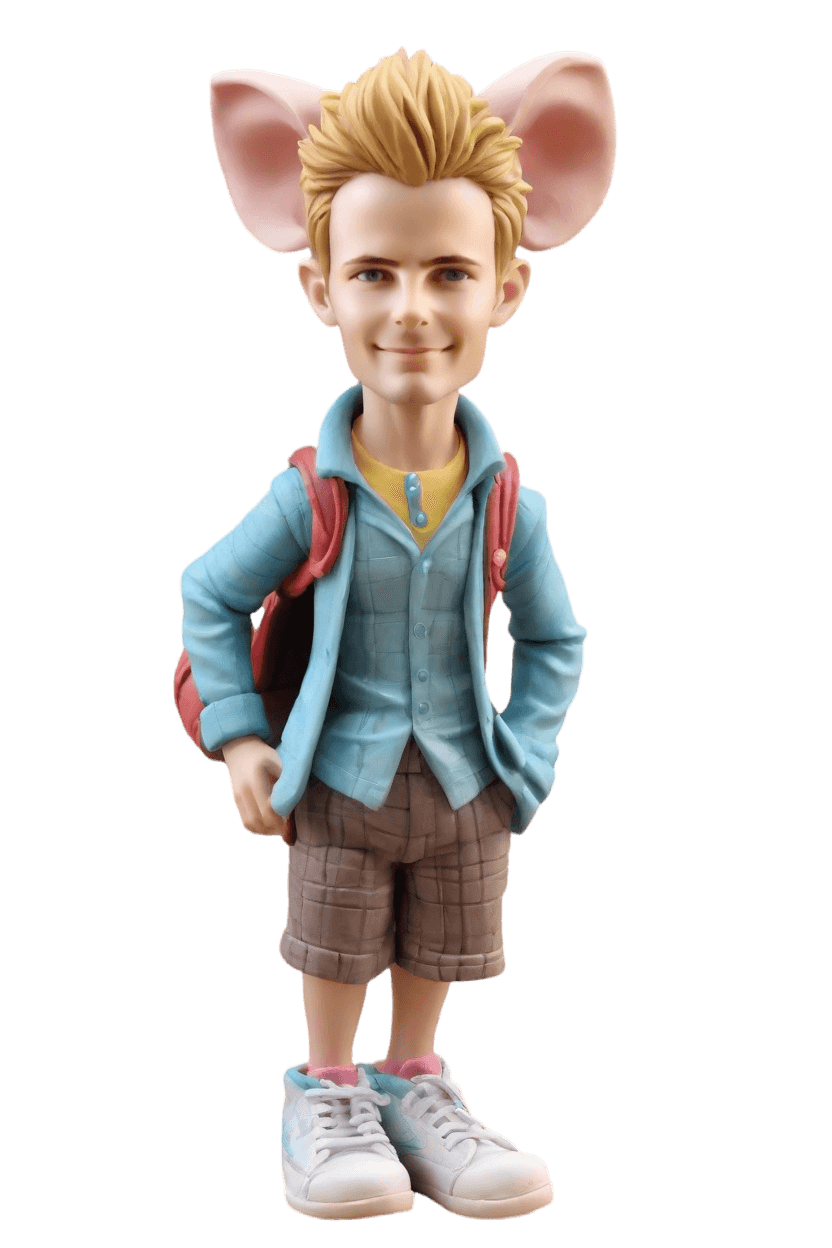 Casual Charm Custom Bobblehead