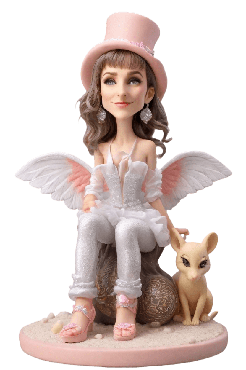 Sassy Fantasy custom Sparkle bobblehead