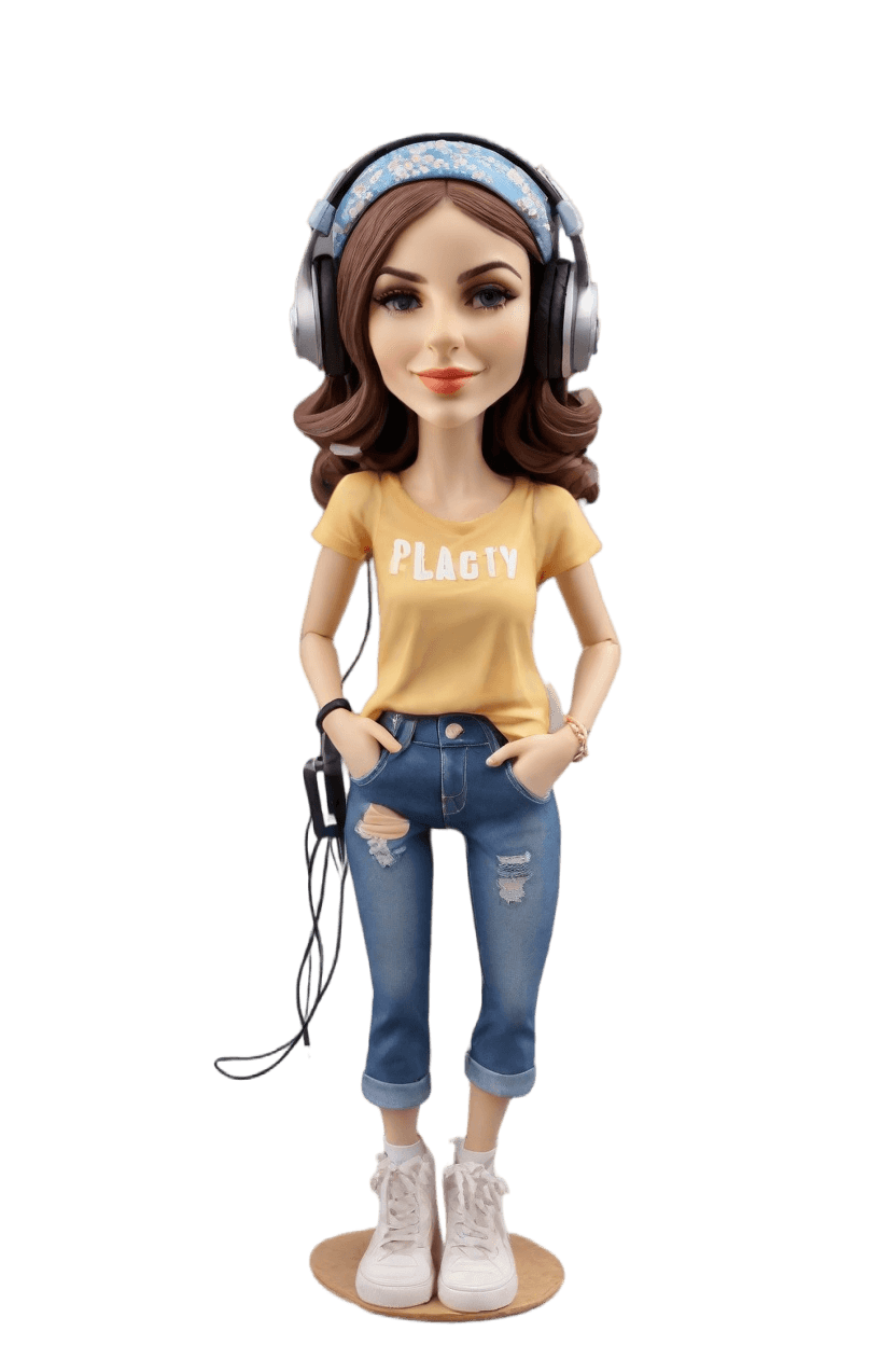 Custom Music Vibes Bobblehead