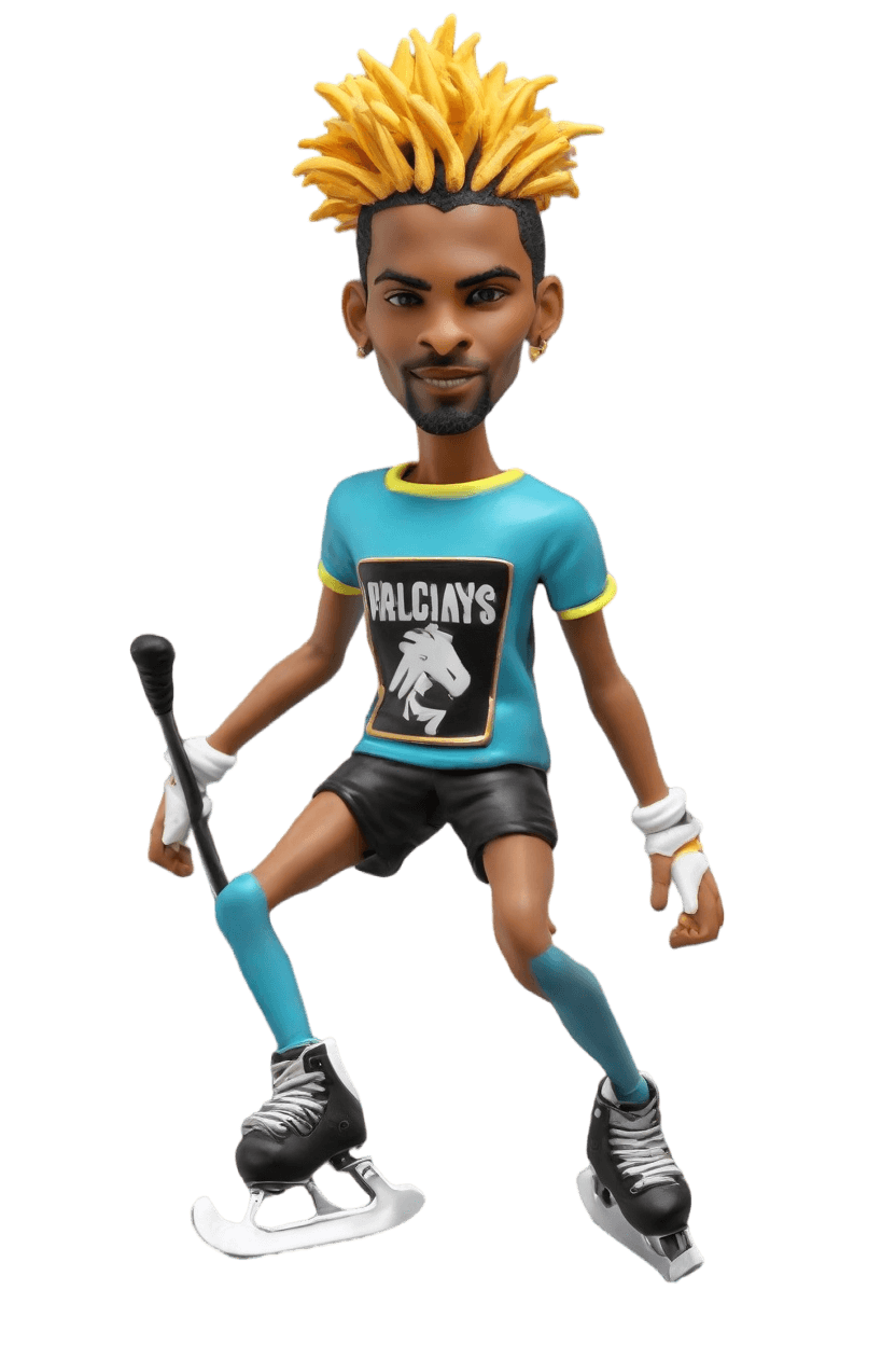 Custom Hockey Punk Bobblehead