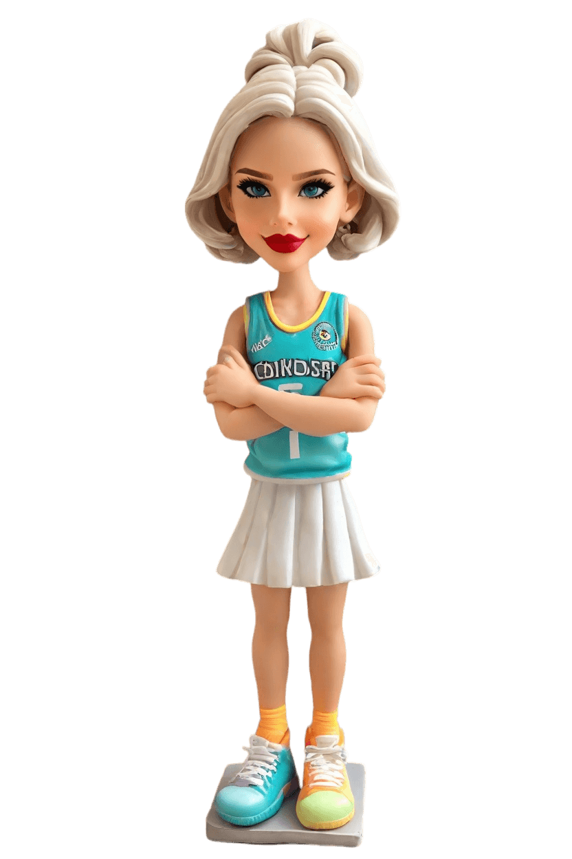 Custom Sports Chic Bobblehead