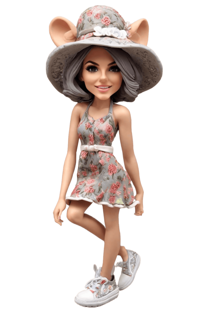 Casual Chic Custom Bobblehead
