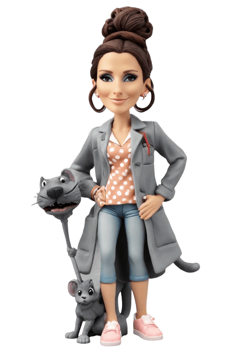 Custom Dental Charm Bobblehead