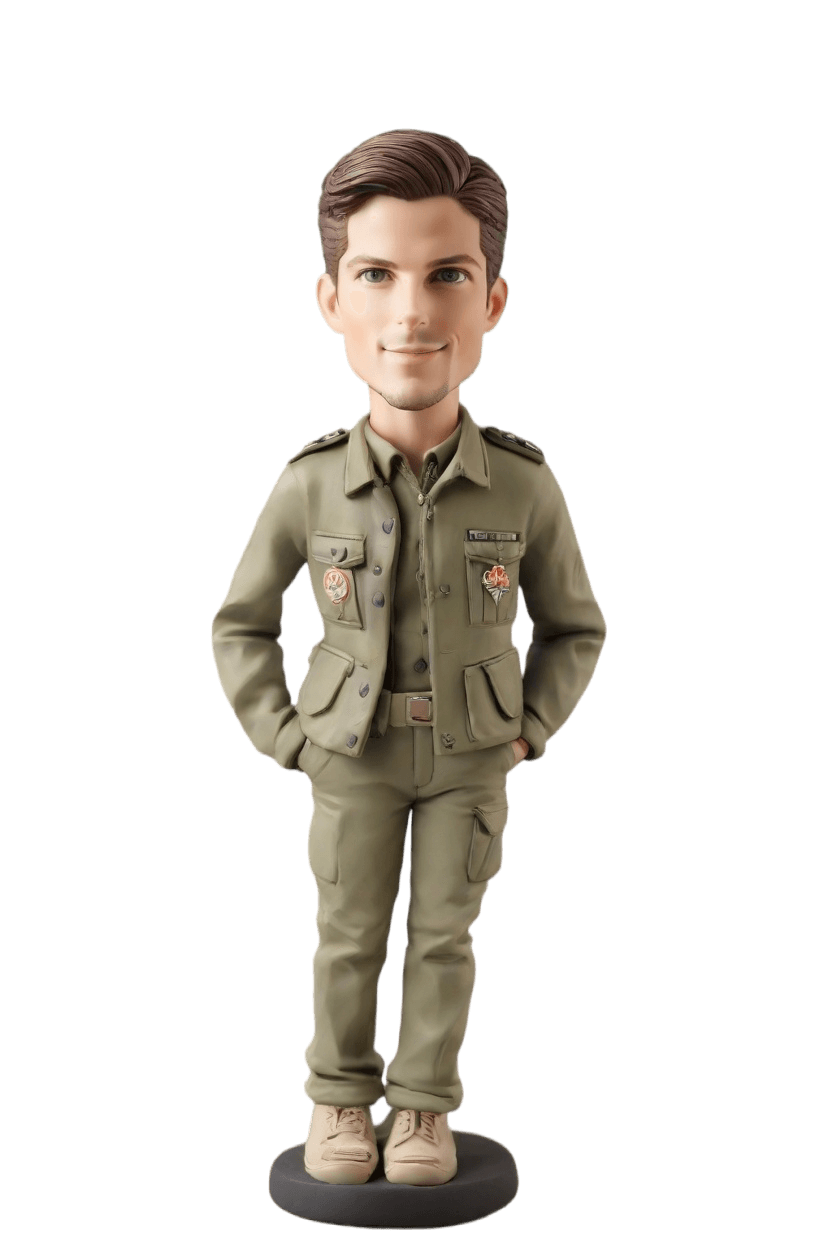 Gaming Hero Custom Military Bobblehead