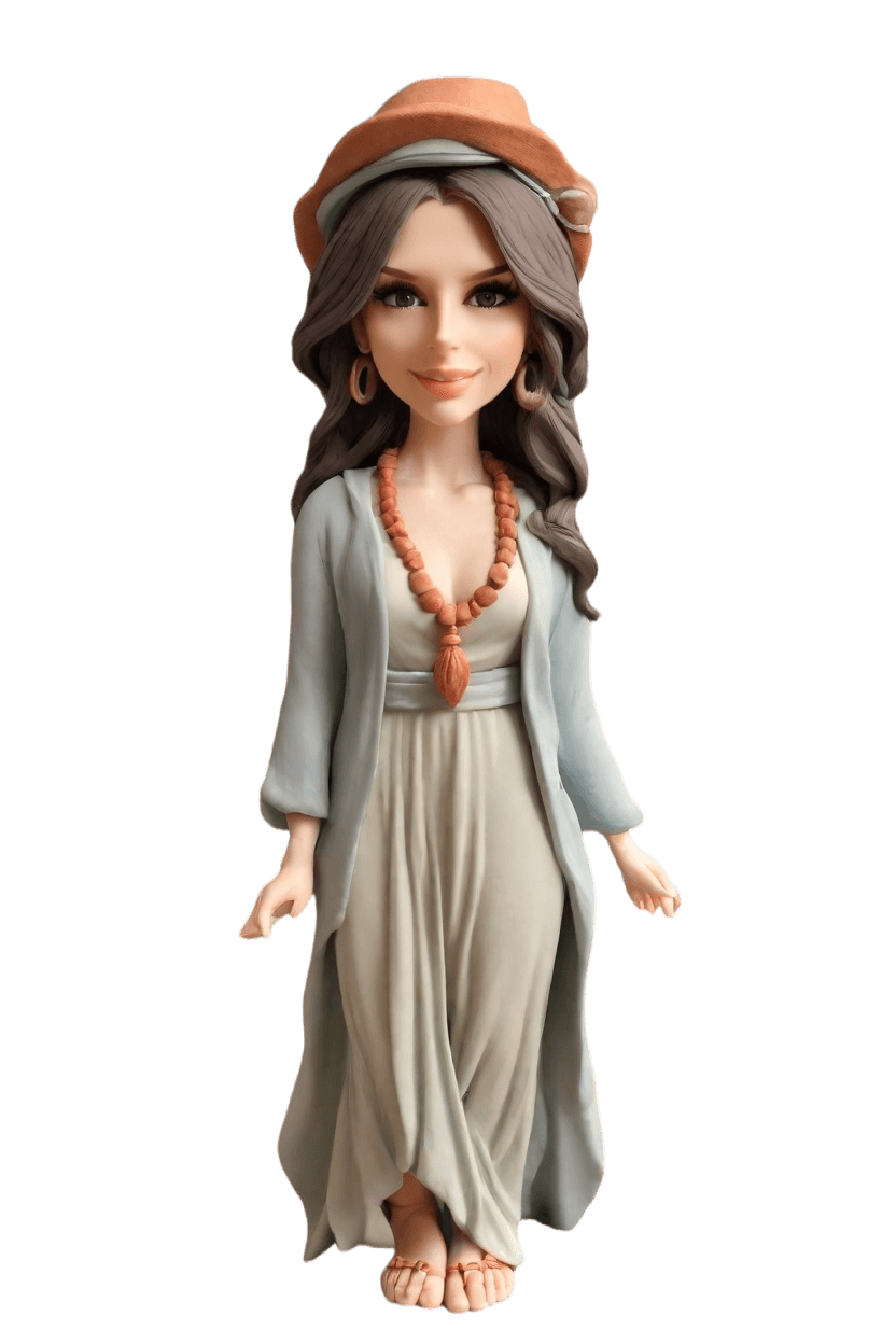 Custom Yoga Serenity Bobblehead