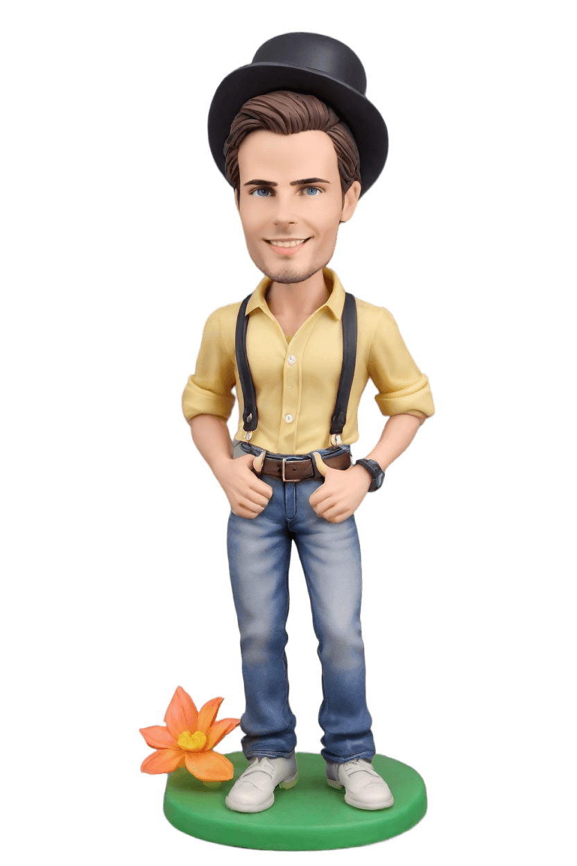 Casual Charm Custom Bobblehead