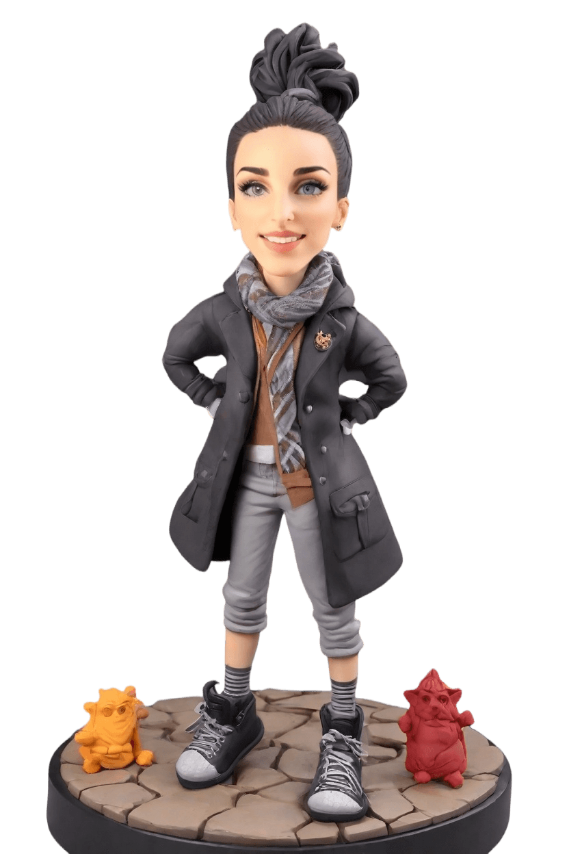 custom Hogwarts-themed Witch bobblehead