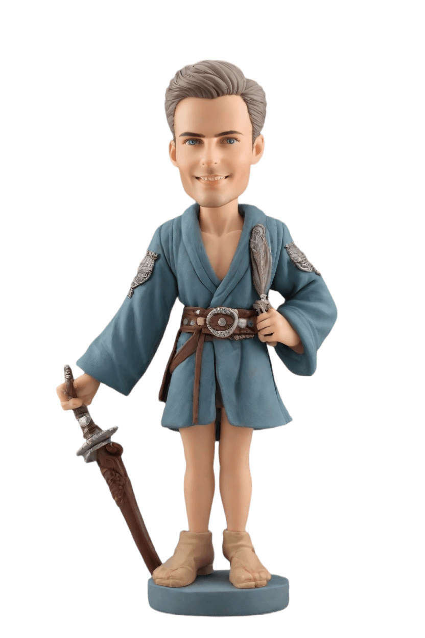 Custom Anime-Inspired Warrior Bobblehead
