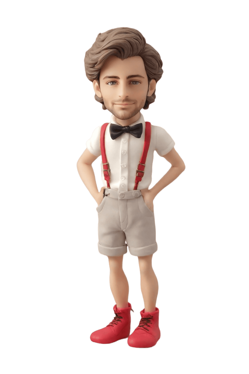 Custom Holiday Cheeky Bobblehead