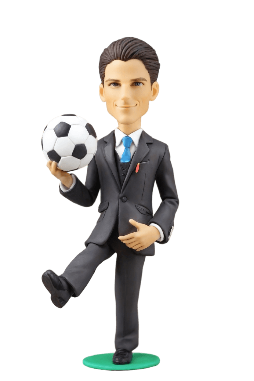 Custom Kicking Playful Bobblehead