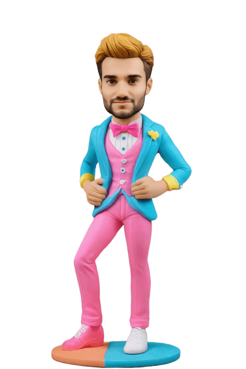 custom Recognition Awards Confident bobblehead