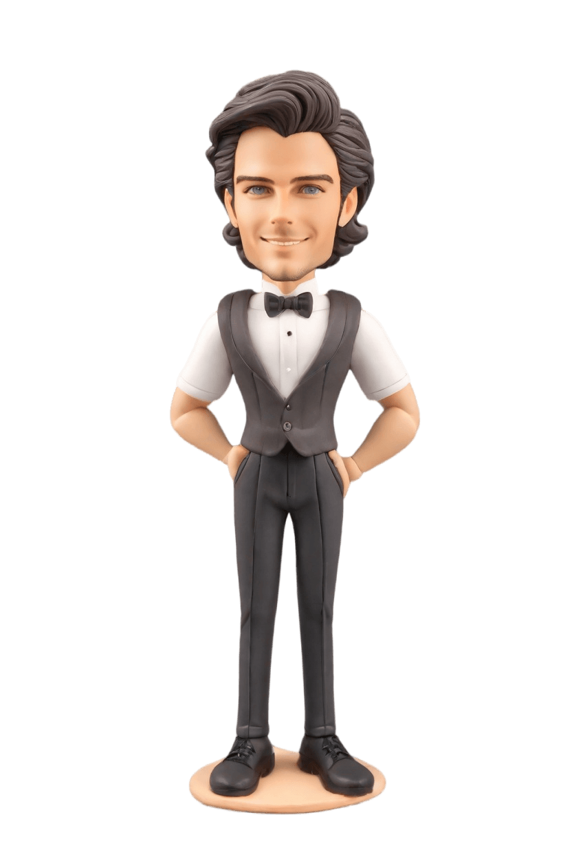 Custom Birthday Playful Bobblehead