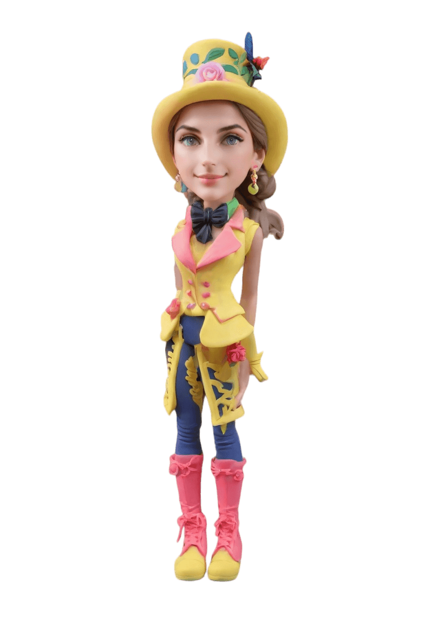 Custom Winking Warrior Bobblehead