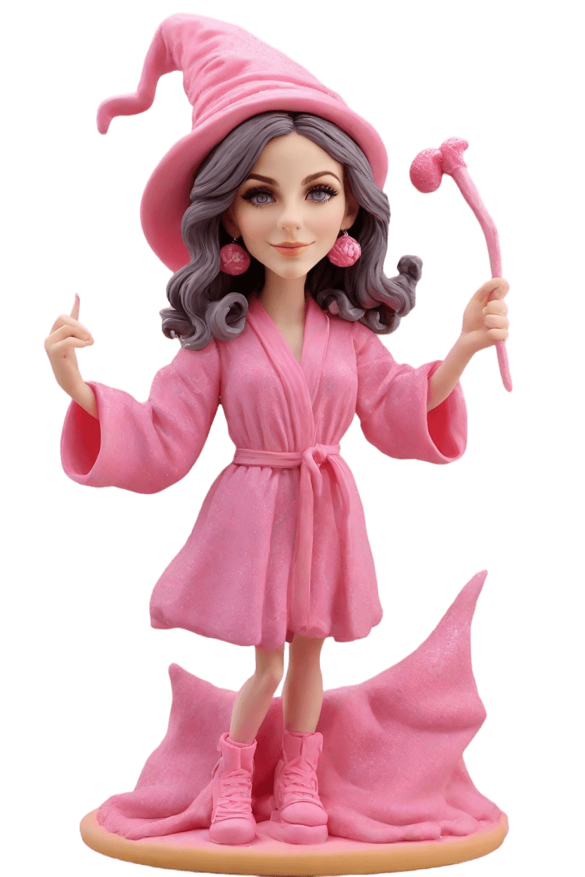 custom Halloween Witchy Bobblehead