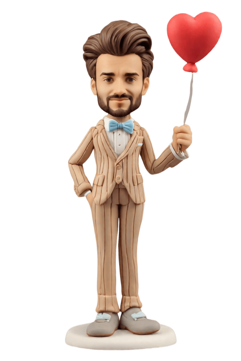 Custom Romantic Gesture Bobblehead