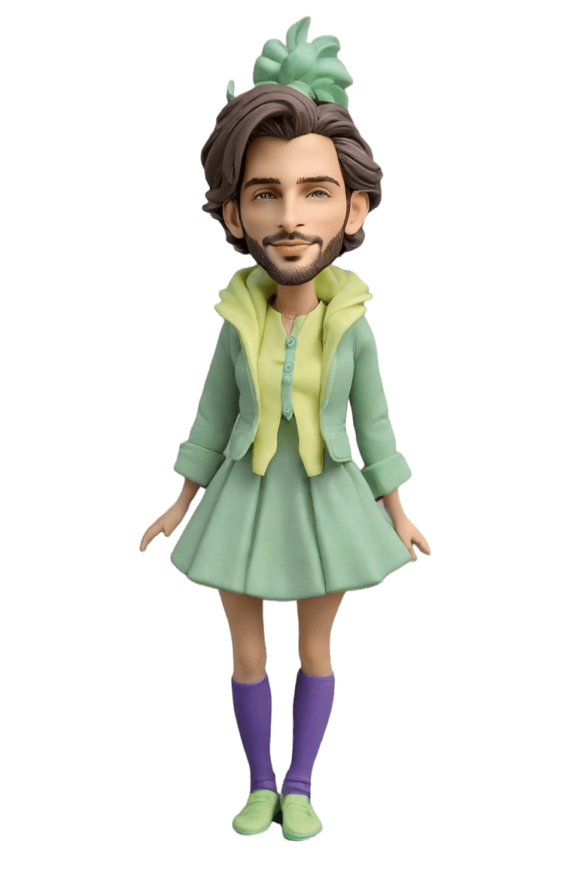 Custom Superhero Playful Bobblehead