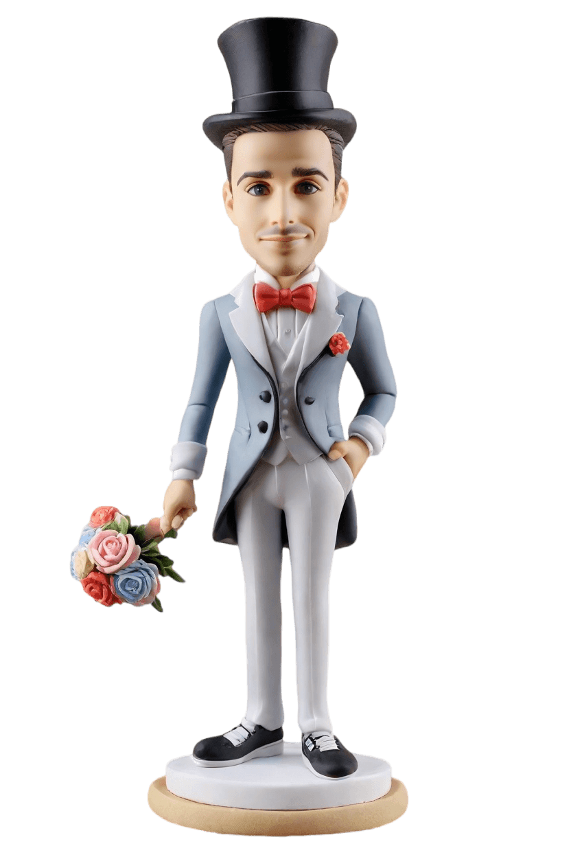 Custom Wedding Dapper Bobblehead