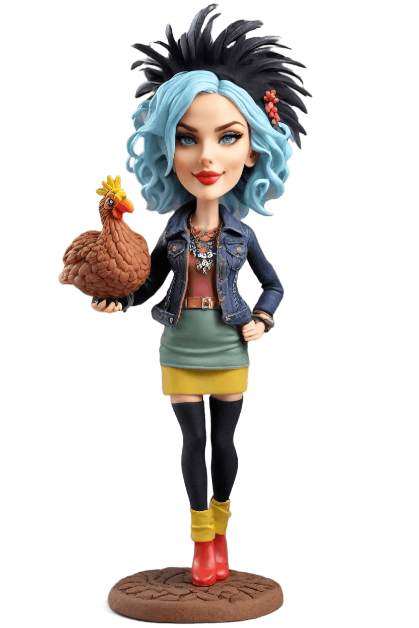 Custom Thanksgiving Cheerful Punk-rock Bobblehead