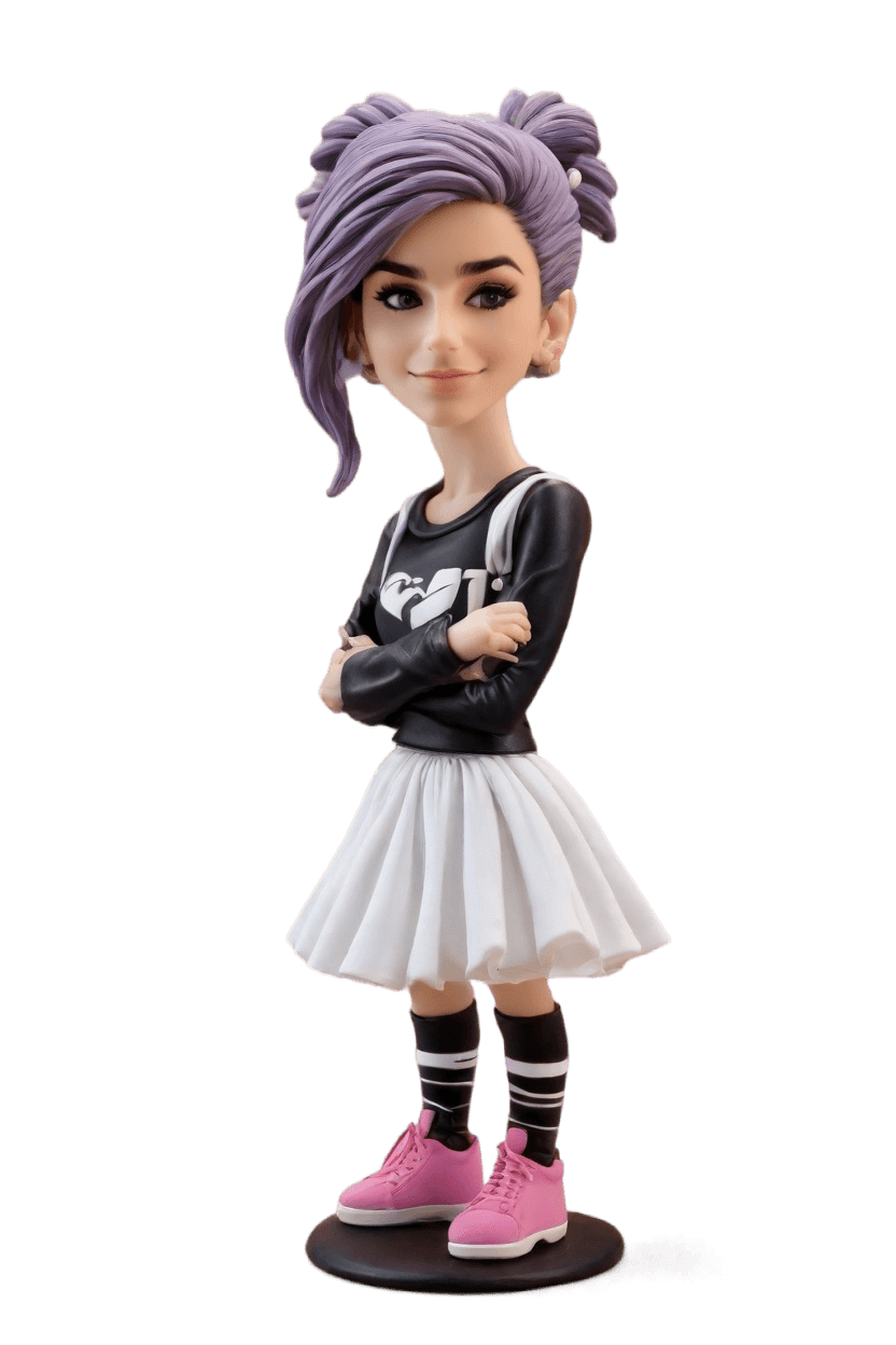Custom Hockey Heroine Bobblehead