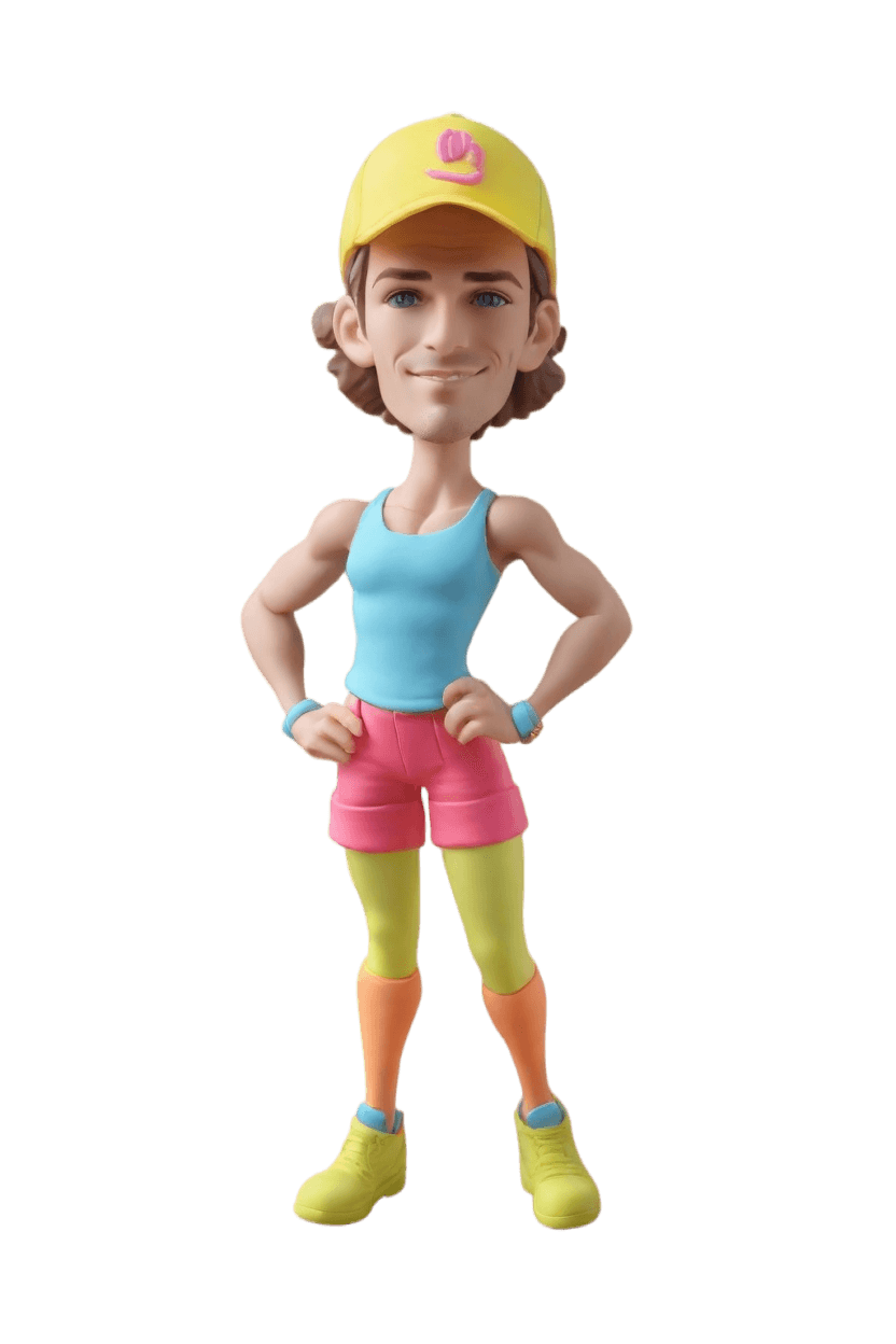 Custom Fitness Fun Bobblehead