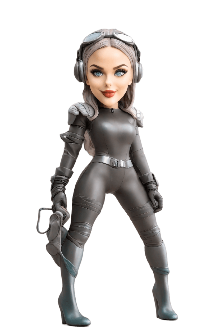 custom Heroic Playful bobblehead