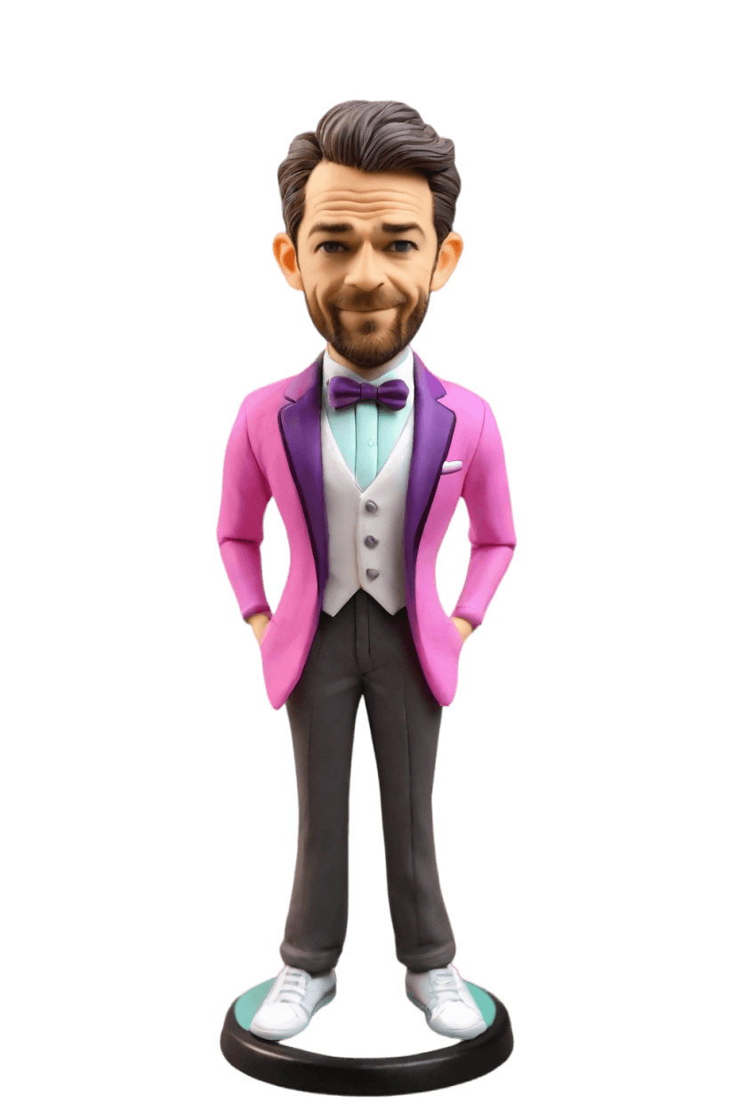 custom Achievement Celebration Bold bobblehead