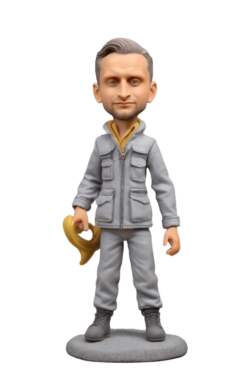 Custom Firefighter Heroic Bobblehead