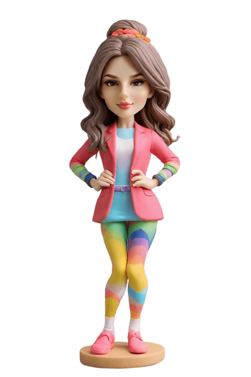 Custom Yoga Warrior Bobblehead