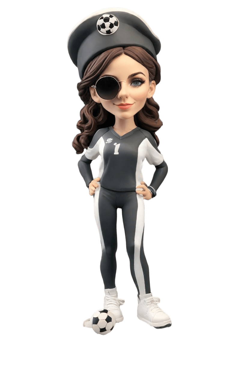 Soccer Star Custom Bobblehead